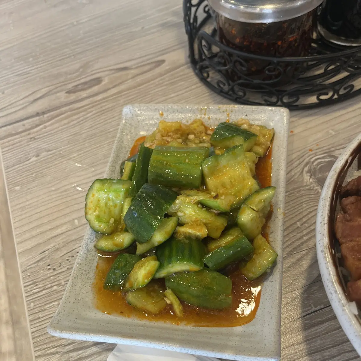 coldcucumber w garlic sauce 凉拌黄瓜
